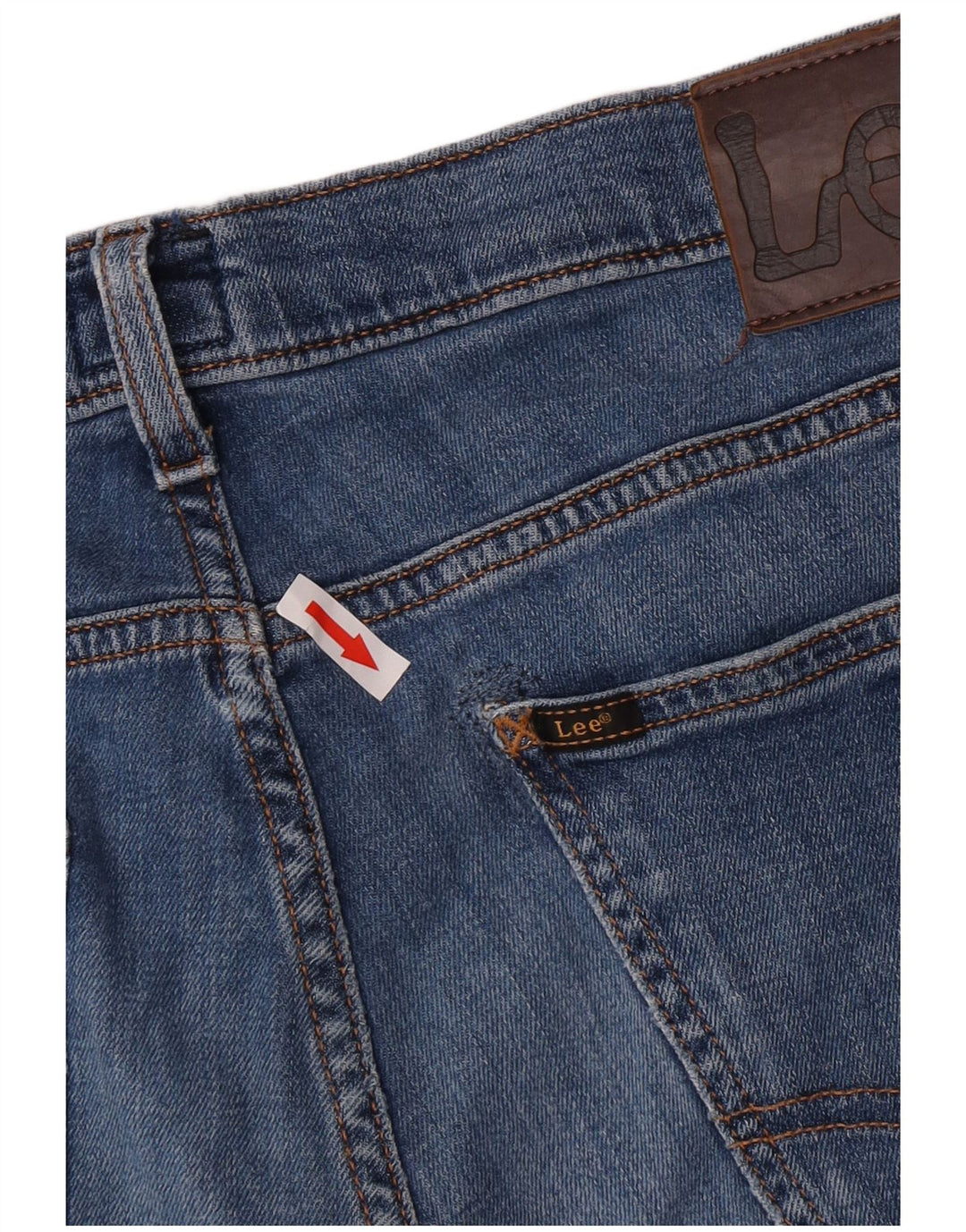 Lee Męskie Luke Slim Jeans W32 L34 Niebieskie bawełniane