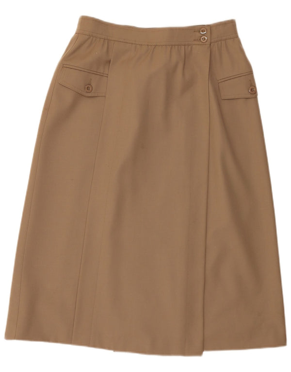 Damska spódnica midi Escada EU 38 Medium W28 Brązowa nowa wełna