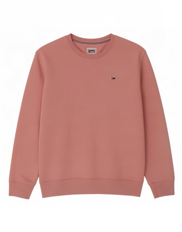 Męska bluza Tommy Hilfiger, duża, różowa, bawełniana