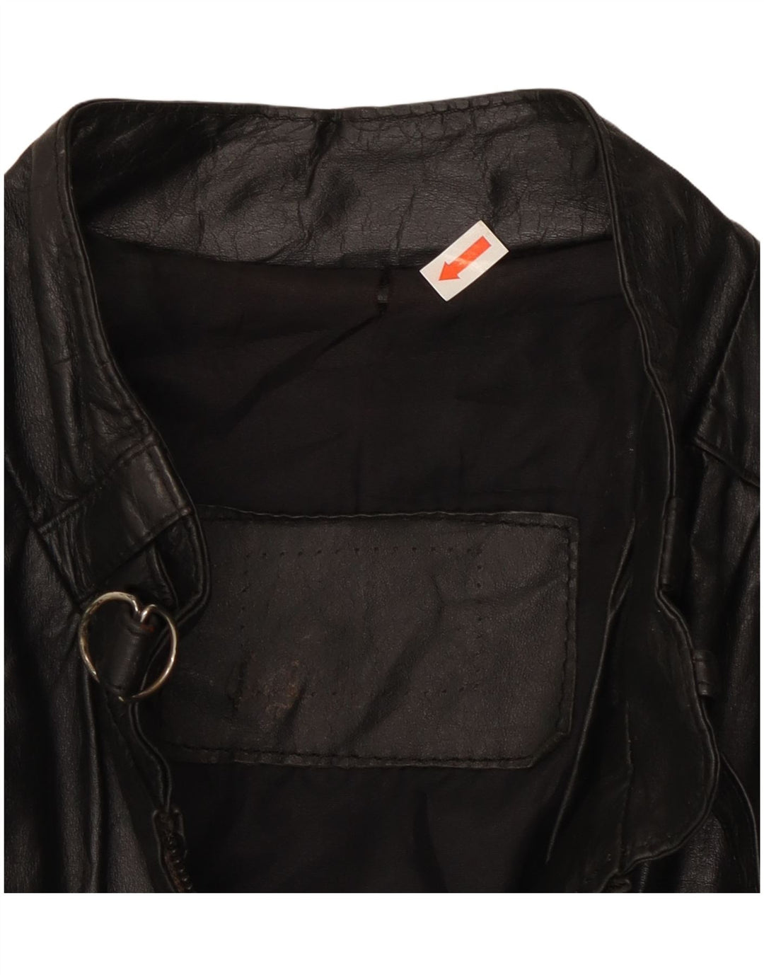 Vintage męska kurtka skórzana UK 38 średnia czarna