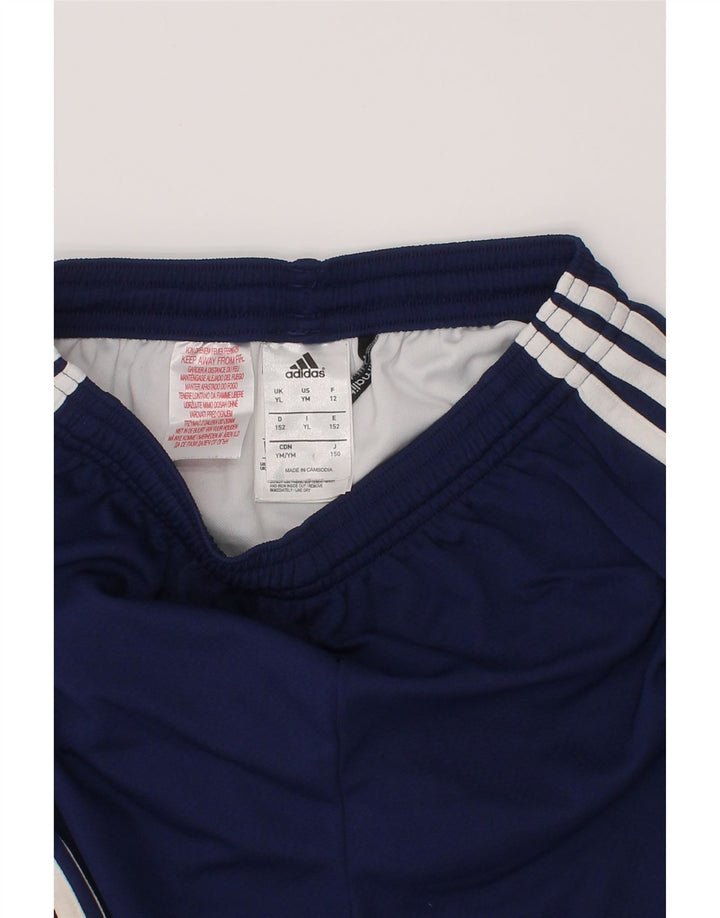 Spodenki sportowe chłopięce Adidas Climalite 13-14 lat, granatowe, poliestrowe