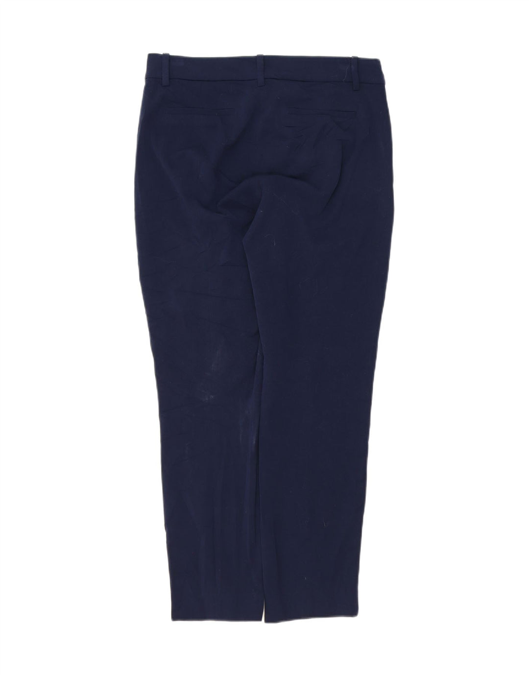 J. CREW Womens Slim Chino Trousers US 8 Medium W30 L28 Navy Blue Polyester Vintage J. Crew and Second-Hand J. Crew from Messina Hembry 