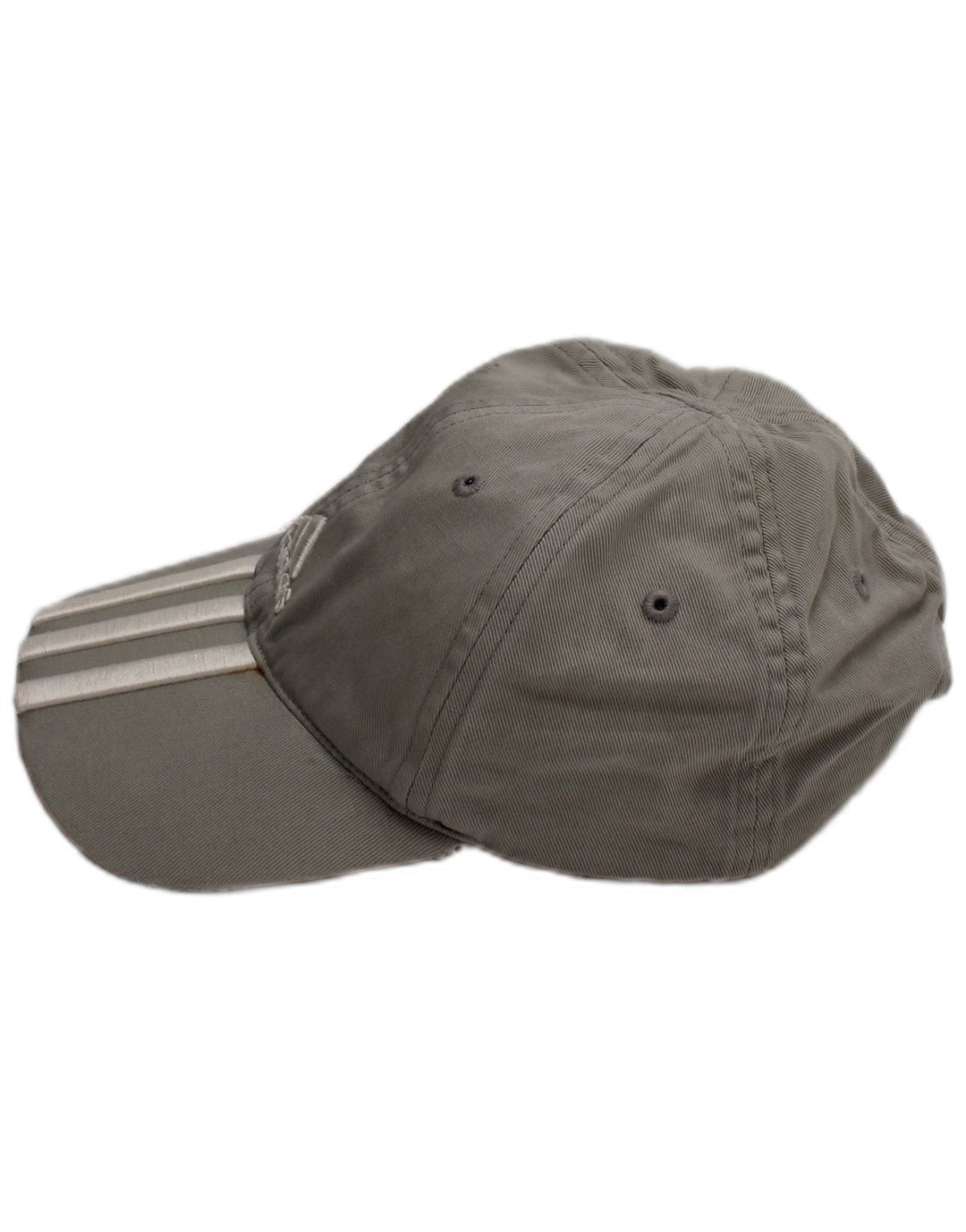 Chłopięca czapka z daszkiem Adidas z grafiką, jeden rozmiar, szara, bawełniana