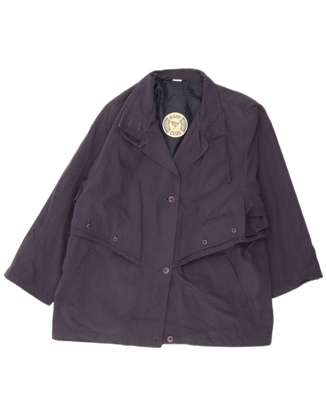 Damska kurtka użytkowa VINTAGE EU 46 XL, granatowa, poliester