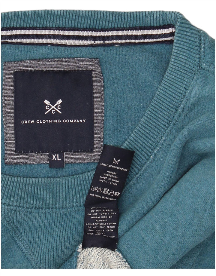 Crew Clothing Męska bluza z kapturem XL Niebieska bawełna