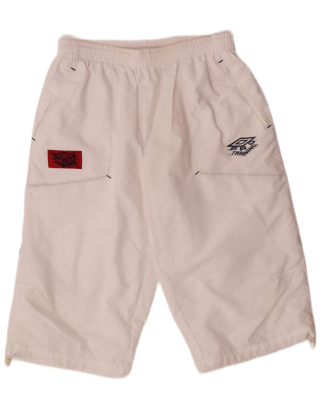 Męskie spodenki sportowe UMBRO Bermudy UK 38/40 Średni biały poliester