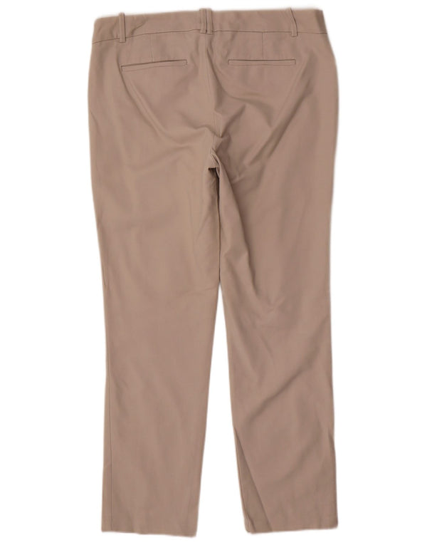 Damskie proste spodnie Calvin Klein US 8 Medium W32 L28 Beżowe