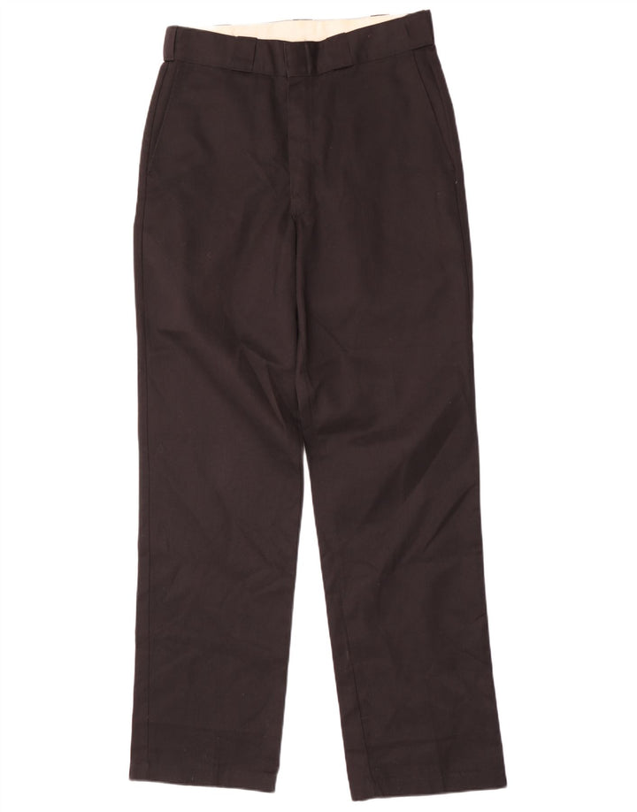 Męskie proste spodnie chino Dickies W32 L34 Czarny poliester