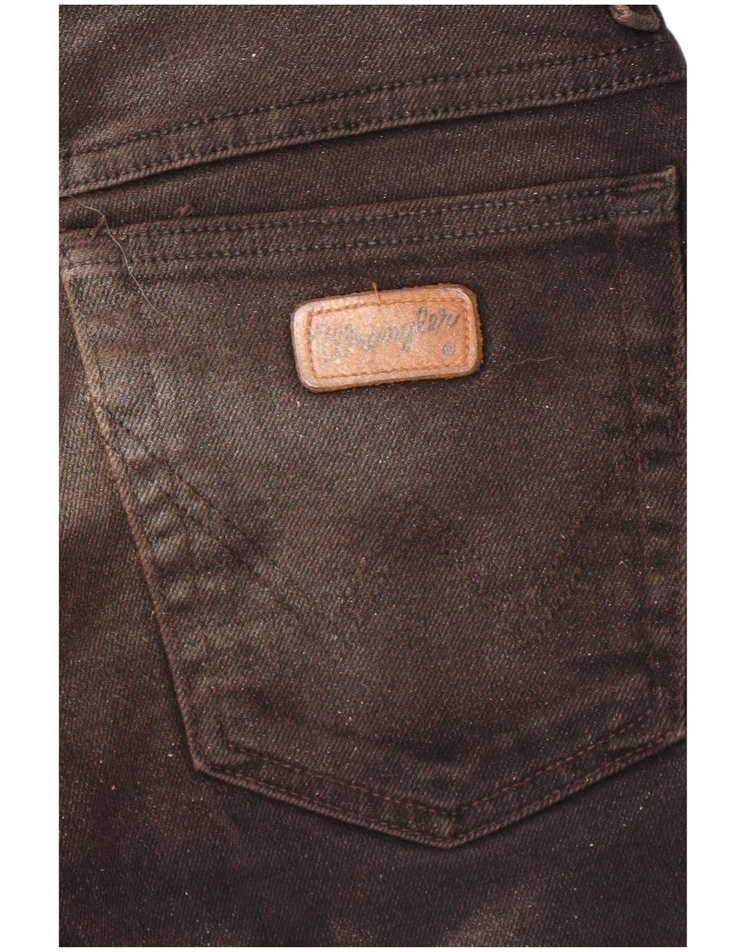 Damskie jeansy Wrangler W34 L32 Brown Tie Dye