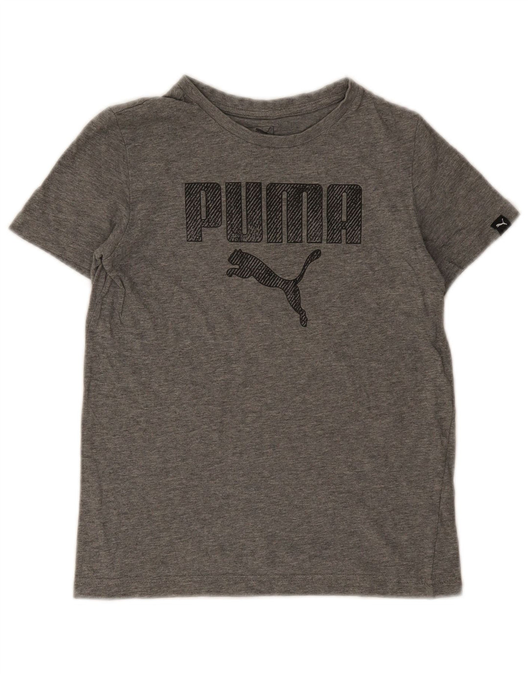 Chłopięcy T-shirt z grafiką Puma 11-12 lat, szary