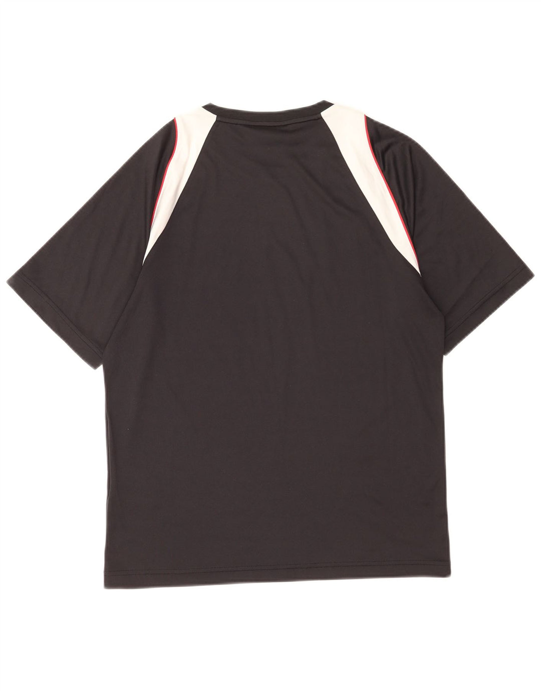 Męska koszulka z grafiką Sergio Tacchini Top, średni czarny poliester z blokami kolorów