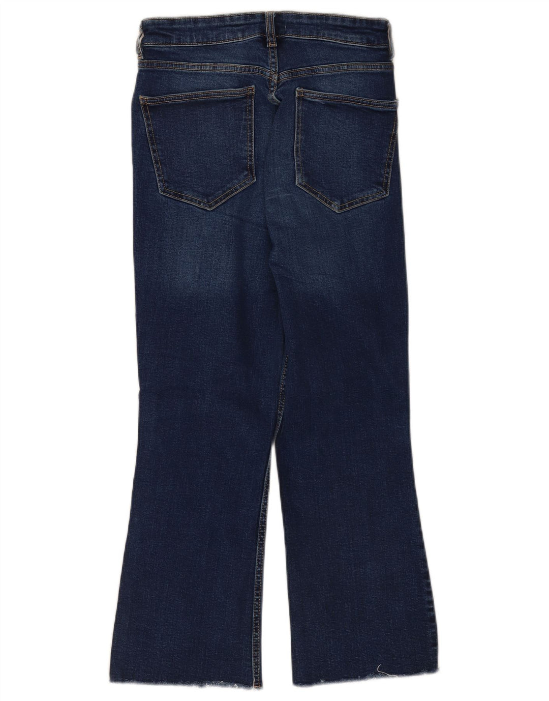 Damskie jeansy Crop Flared Zara EU 40 Medium W30 L25 Granatowe