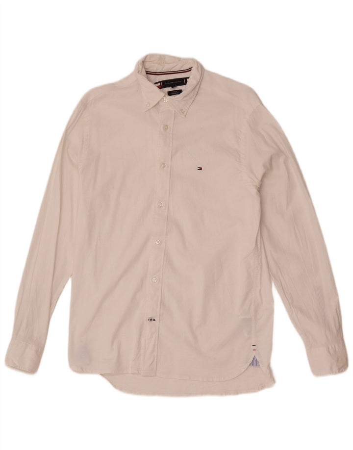 Koszula męska Tommy Hilfiger o regularnym kroju, mała, biała, bawełniana