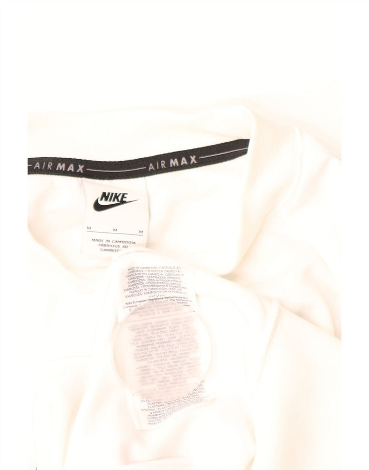 Męska bluza z kapturem NIKE Air Max Graphic, średni biały poliester