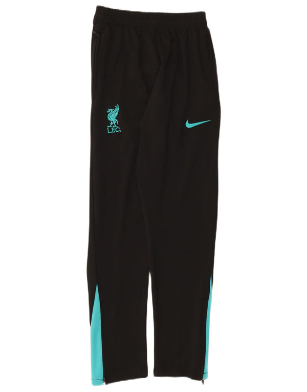 Chłopięce spodnie dresowe Nike Liverpool 15-16 lat, czarne, z blokami kolorów