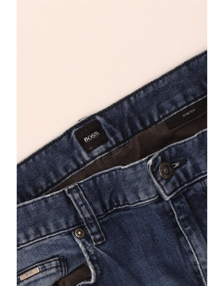 Męskie dżinsy Hugo Boss W34 L32 Niebieskie