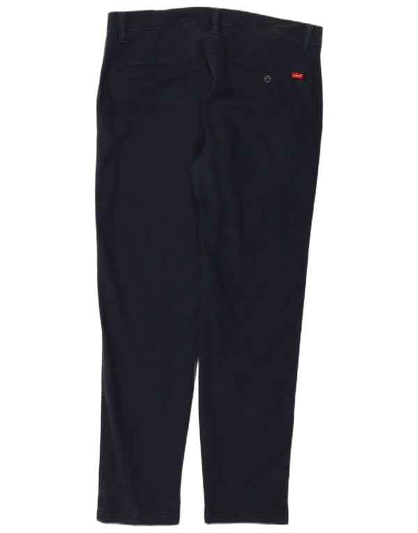 Męskie standardowe zwężane spodnie chino Levi's W34 L30 Granatowa bawełna