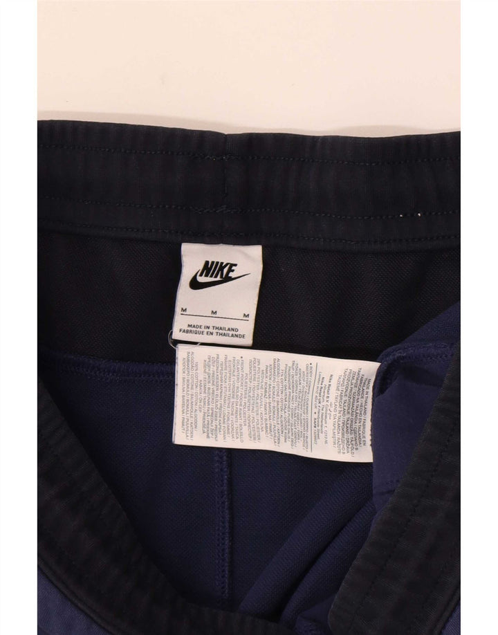 Męskie spodnie dresowe Nike Joggers Średni granatowy, bawełniany blok kolorów