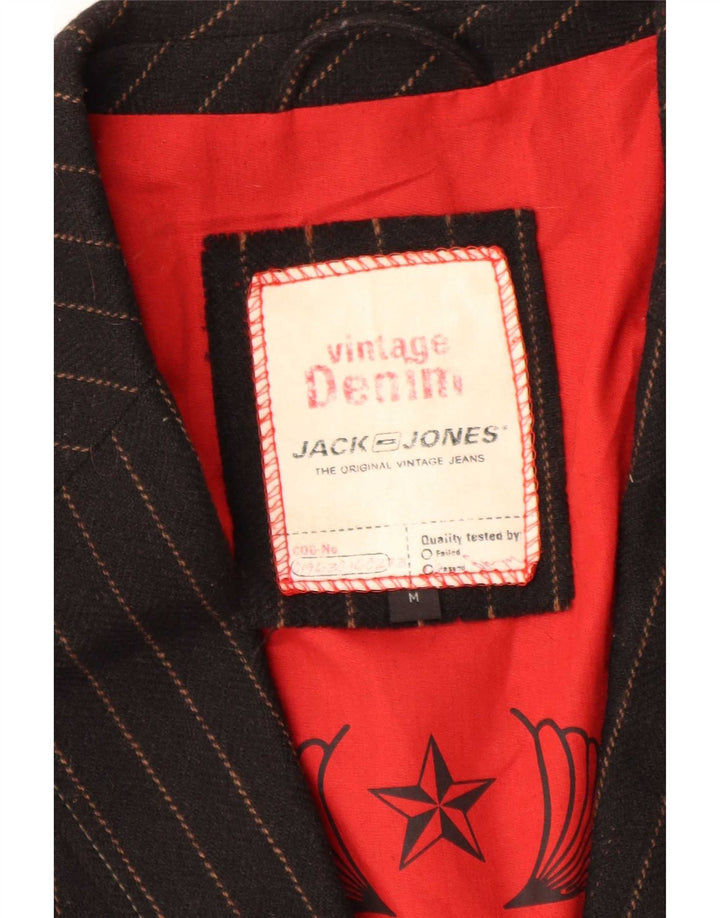 Męska marynarka Jack & Jones Graphic Blazer UK 38 w średnie czarne prążki