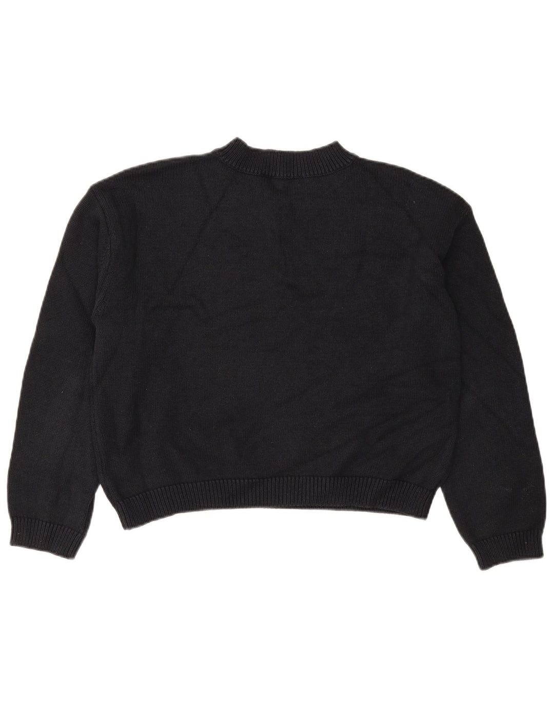 Marks & Spencer Damski sweter z dekoltem w kształcie litery V, UK 14, średni czarny
