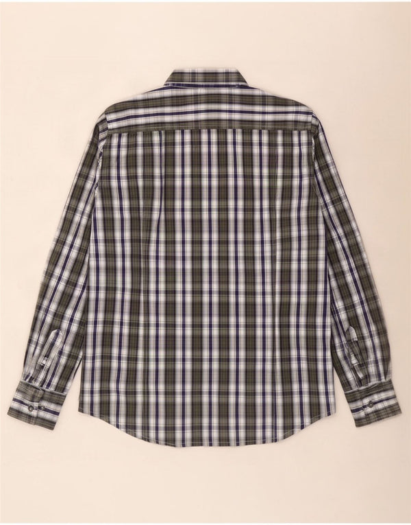 Kappa Mens Shirt Large Green Check Cotton