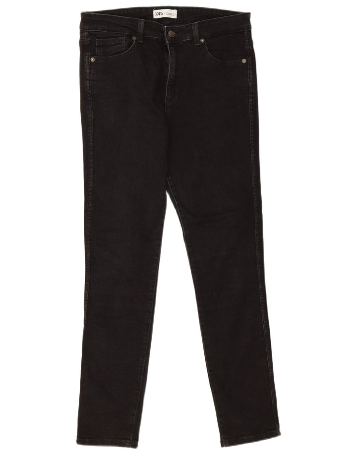 Dżinsy damskie Zara EU 40 Medium W30 L28 Czarna bawełna