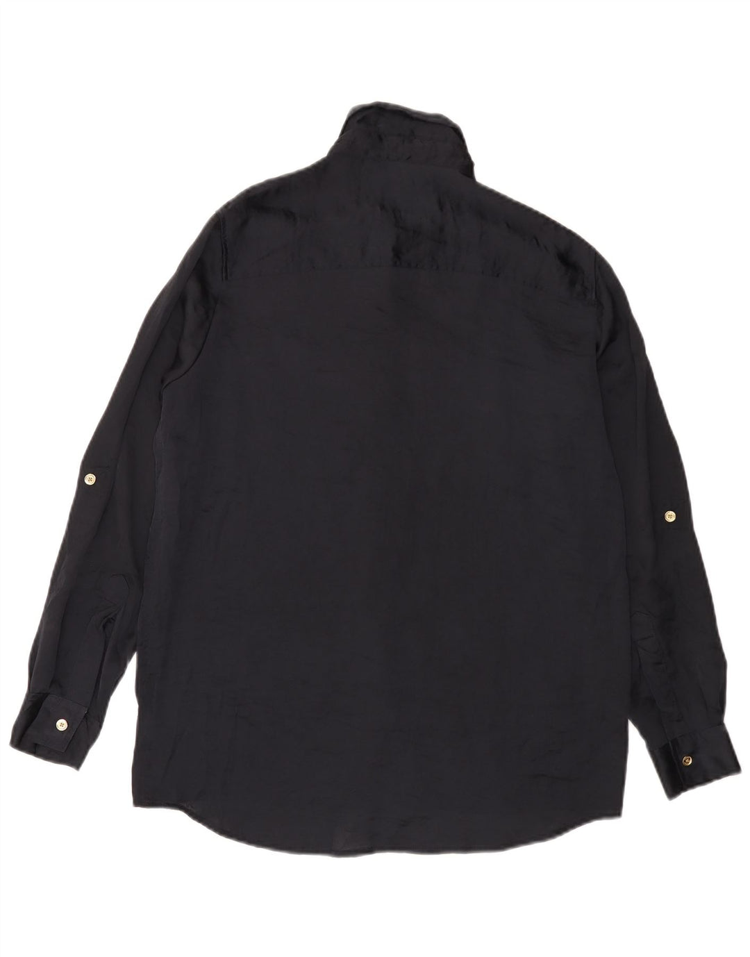 MICHAEL KORS Damska długa koszula oversize UK 10, mała, czarna, poliester