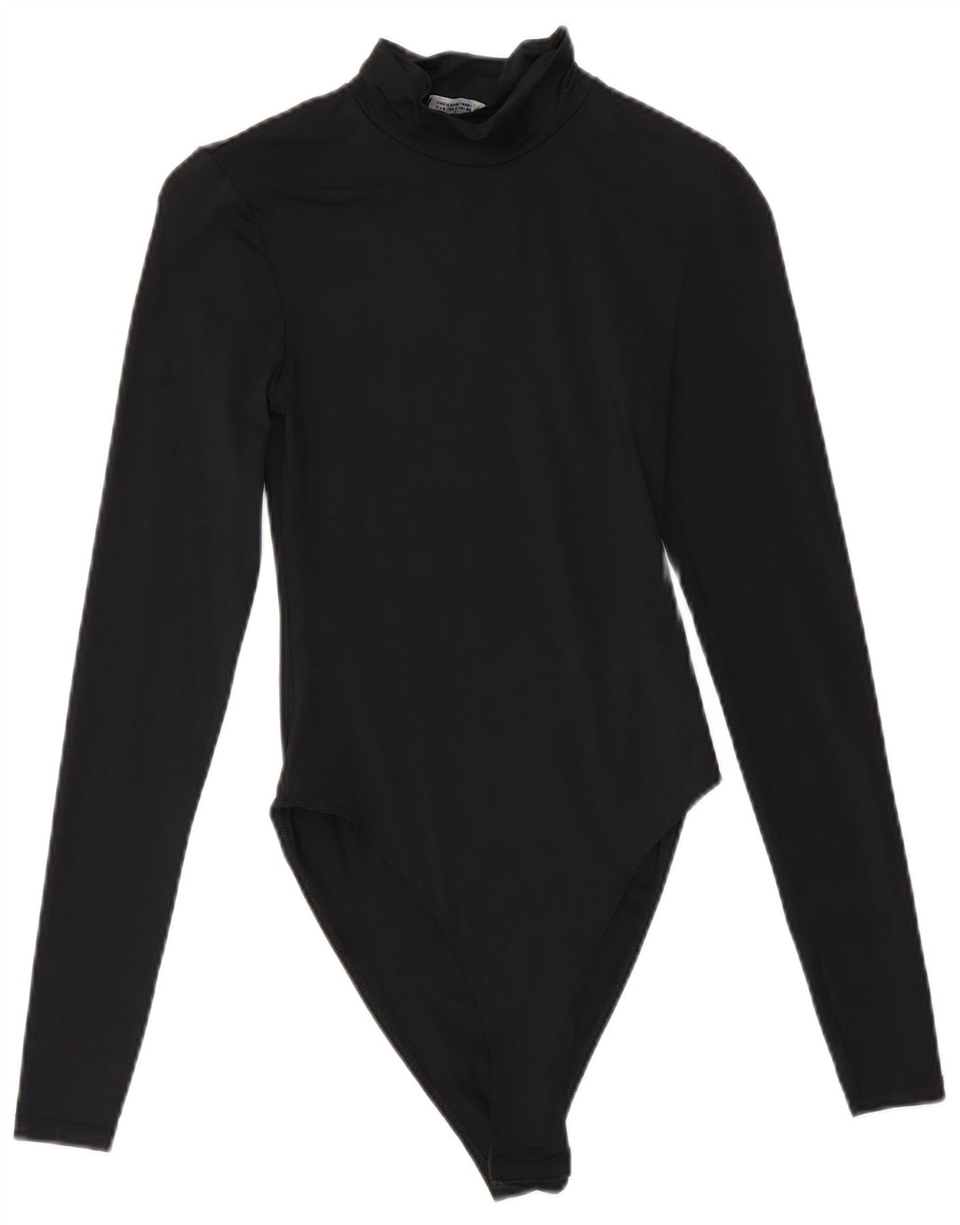 Damskie body z długim rękawem Zara UK 8 Small, czarny poliamid