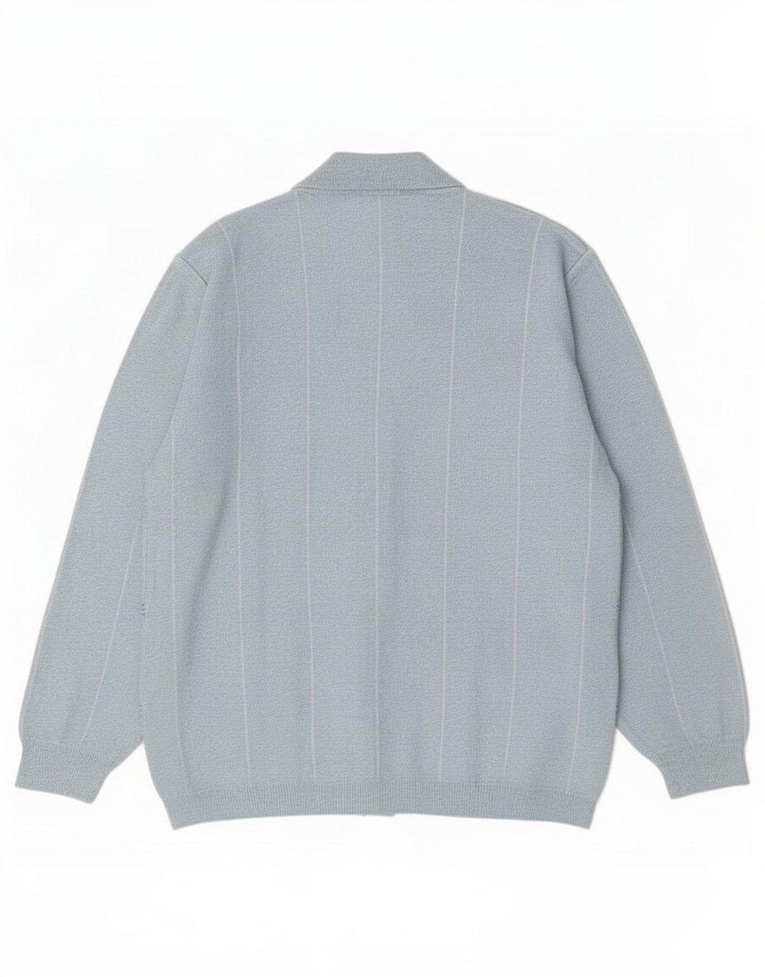 Sweter męski Rodes, duży, niebieski, akrylowy w kratkę