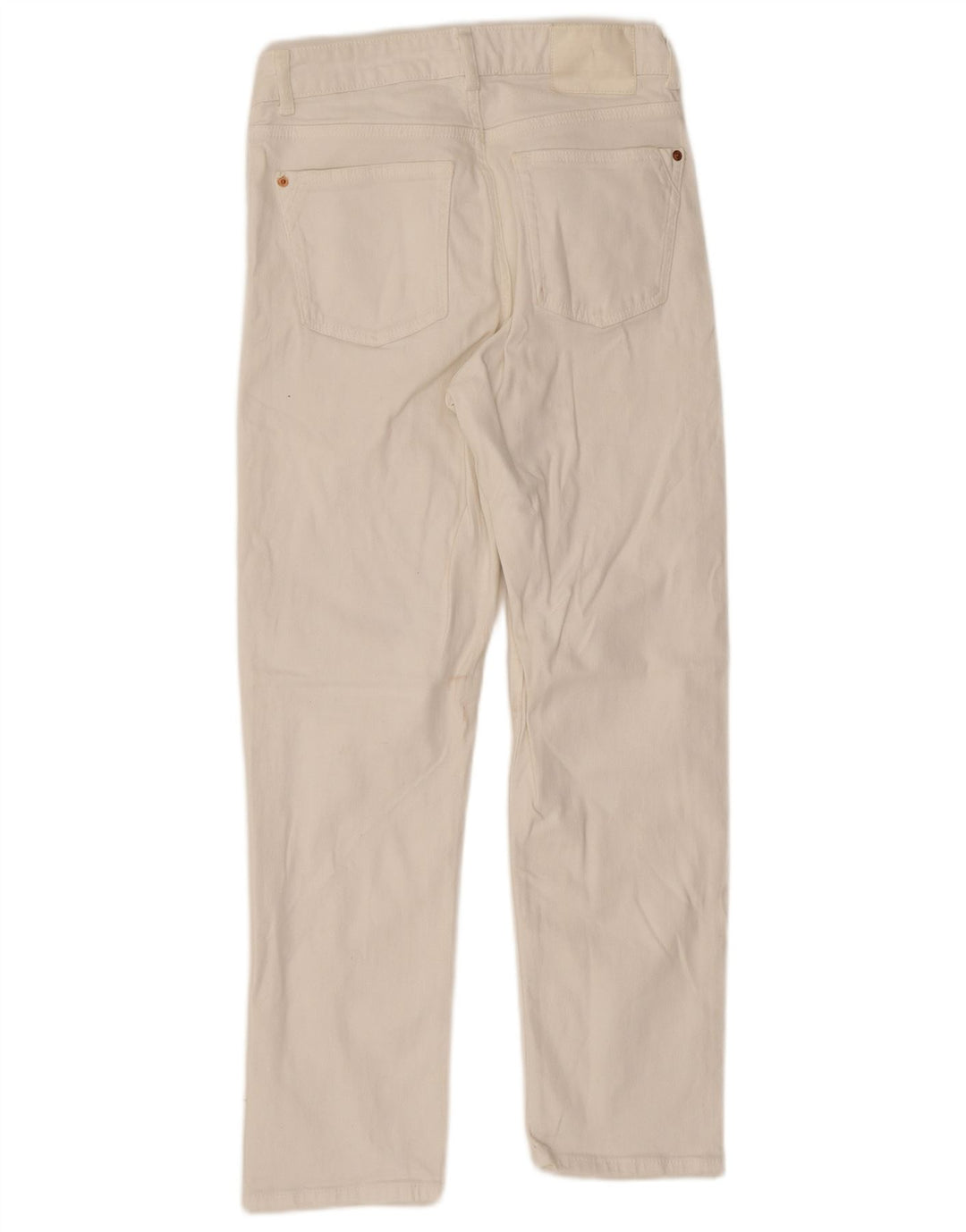 Damskie proste dżinsy Zara EU 38 Small W28 L26 Białe