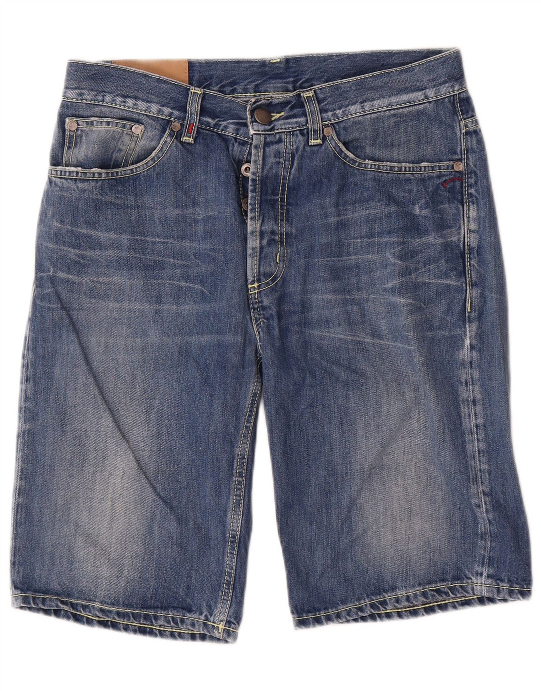 Męskie spodenki jeansowe Dondup W31 Średnioniebieskie bawełniane