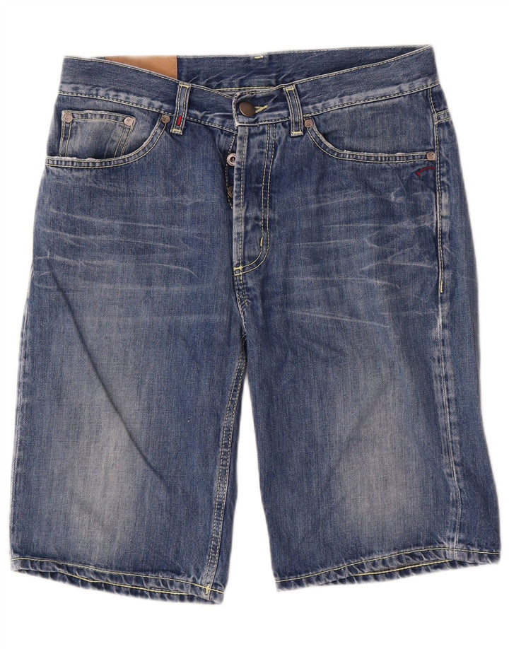 Męskie spodenki jeansowe Dondup W31 Średnioniebieskie bawełniane