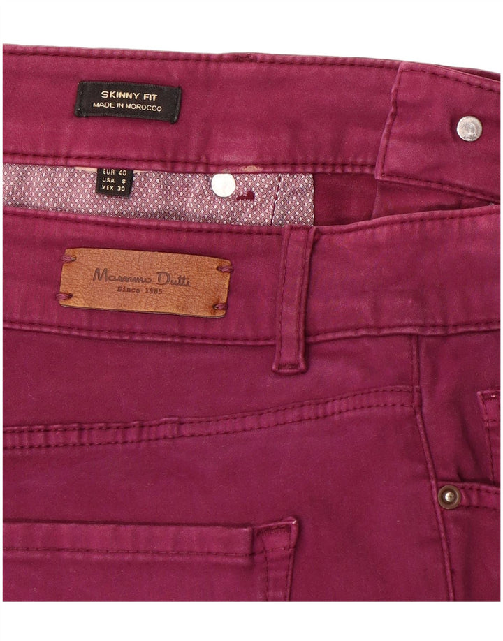 Damskie jeansy Skinny Massimo Dutti EU 40 Medium W30 L30 Fioletowe