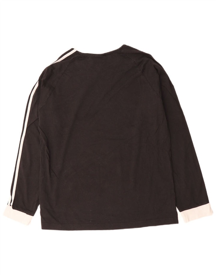 Męska koszulka ADIDAS z długim rękawem XL, czarna, bawełniana