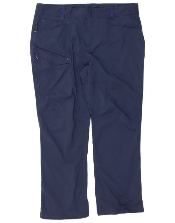Damskie spodnie cargo BERGHAUS UK 18 XL W38 L29 Granatowe