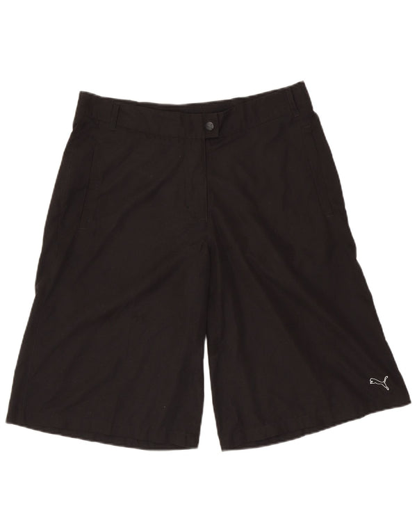 Damskie bermudy PUMA UK 12 Medium W30 Czarny poliester