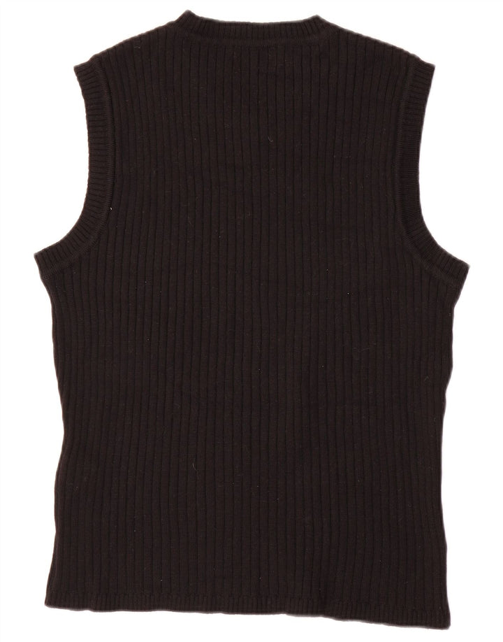 Damski podkoszulek Zara z kamizelką UK 18 XL, czarna wełna