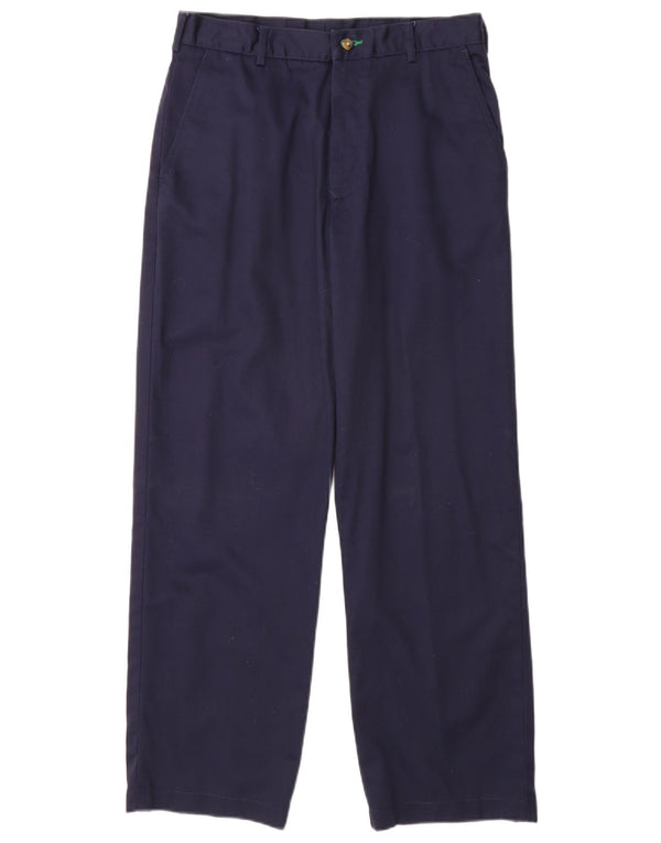 Męskie proste spodnie chino TOMMY HILFIGER W32 L30 granatowe