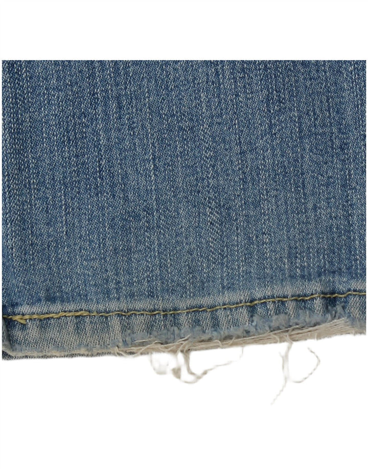 Damskie jeansy Levi's 519 Flared US 11 Large W32 L30 Niebieska bawełna