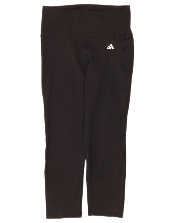 Damskie legginsy Adidas Aeroready Capri UK 12/14 Średni czarny