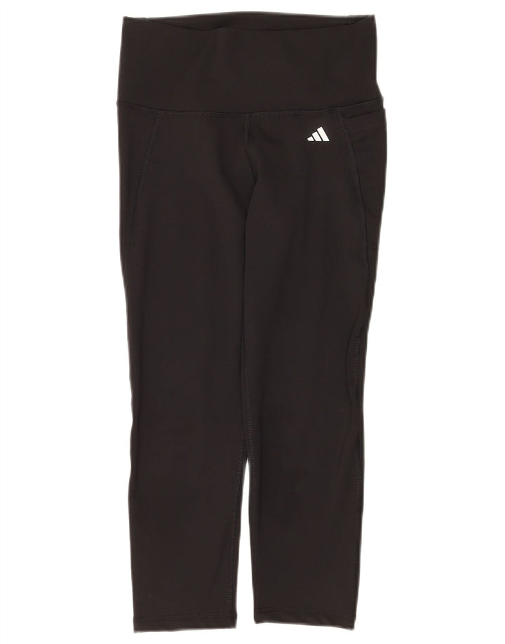 Damskie legginsy Adidas Aeroready Capri UK 12/14 Średni czarny