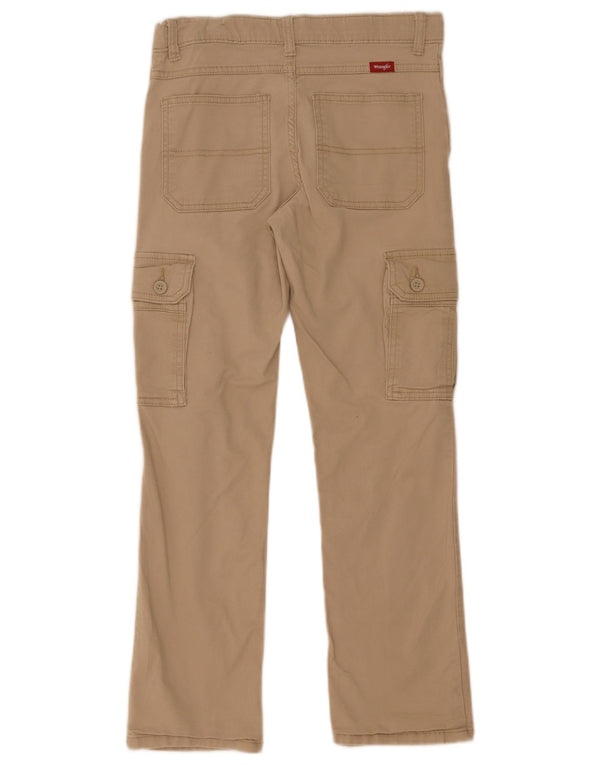 Spodnie cargo chłopięce Wrangler 11-12 lat W27 L26 beżowa bawełna
