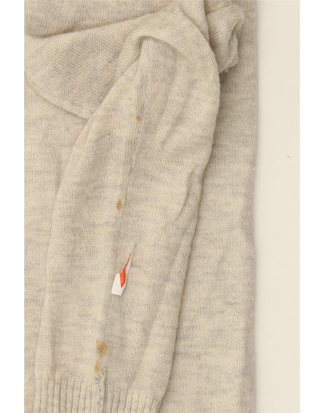 Sweter damski Fat Face Longline z otwartym kardiganem UK 10, mały, szary, nakrapiany
