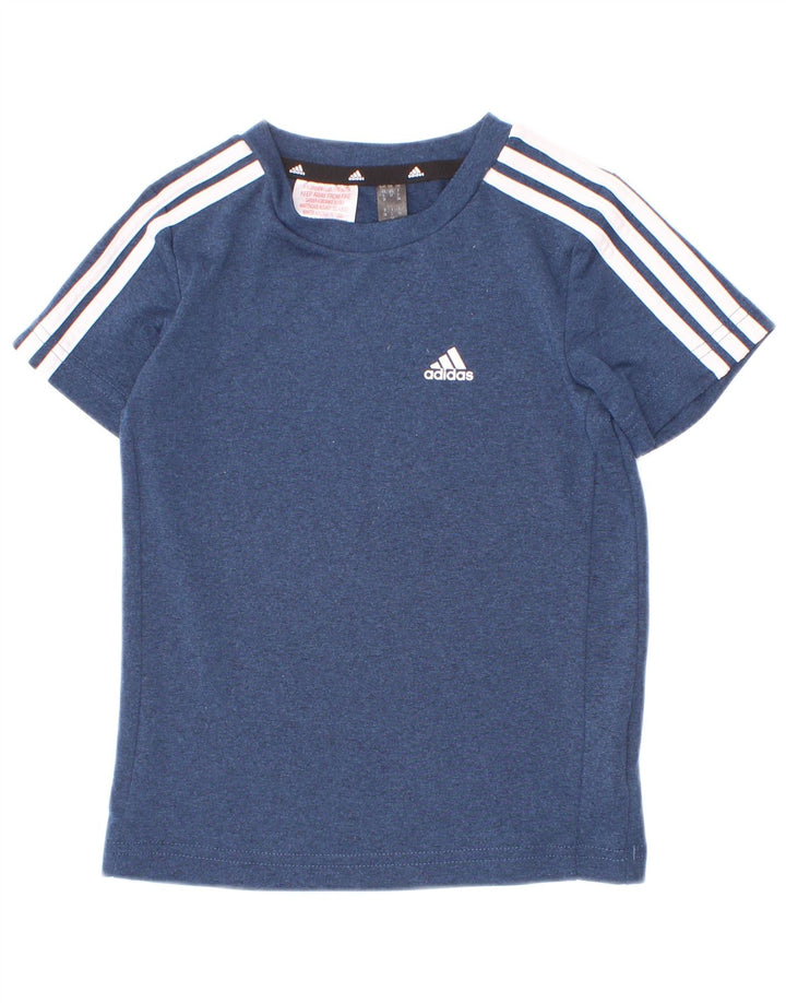 Chłopięca koszulka Adidas Aeroready Top 2-3 lata, niebieska, poliester