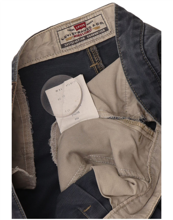 Męskie spodenki chino Levi's W40 XL granatowe, bawełniane