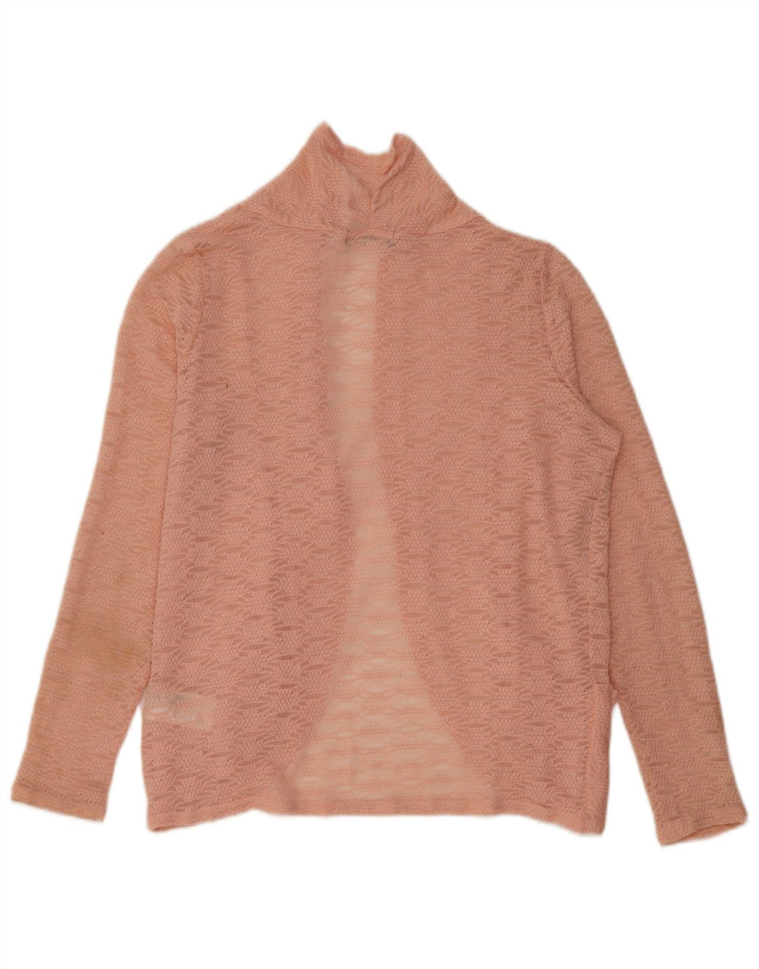 Damski sweter oversize Oasis z otwartym kardiganem UK 6 XS, różowy poliester