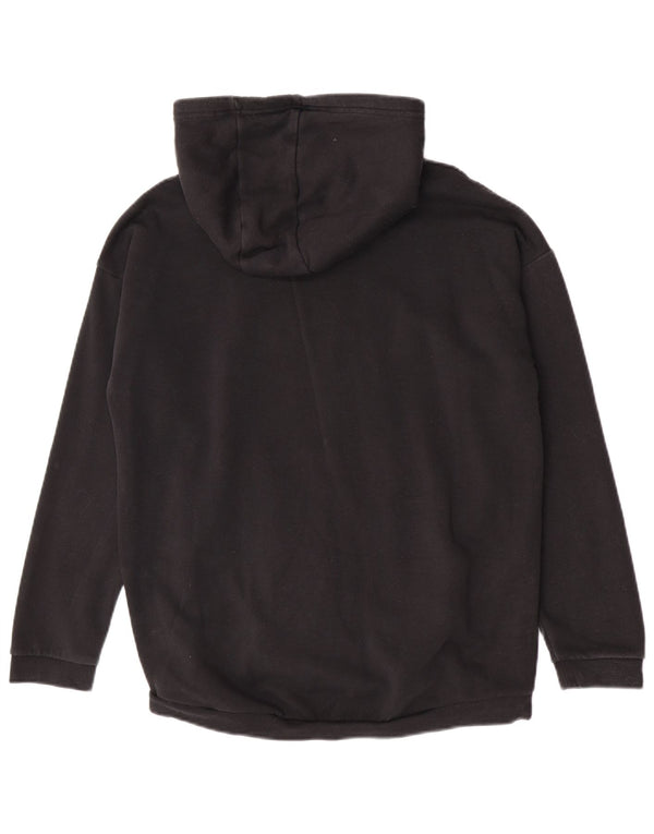 Damska bluza z kapturem Adidas Graphic Oversized UK 12/14 Średnia czarna bawełna
