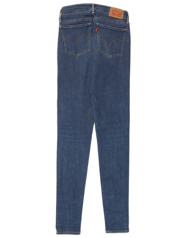 Damskie jeansy Levi's 710 Super Skinny W26 L32 Niebieskie bawełniane