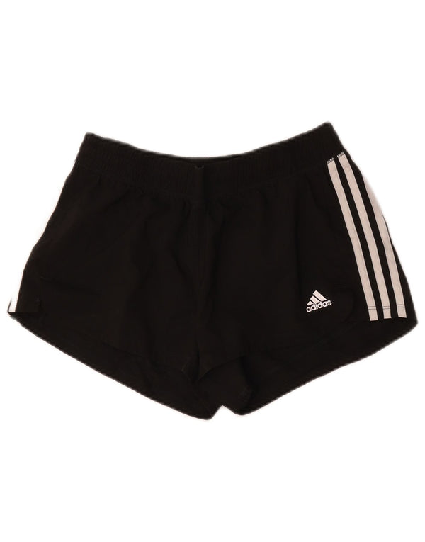 Damskie spodenki sportowe Adidas Aeroready UK 8/10, małe, czarne, poliestrowe