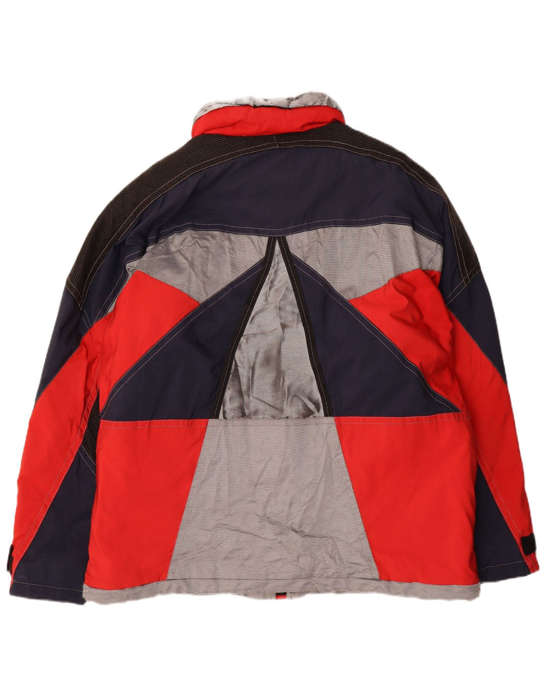 Męska kurtka narciarska Colmar Graphic EU 52, duża, czerwona, z blokami kolorów